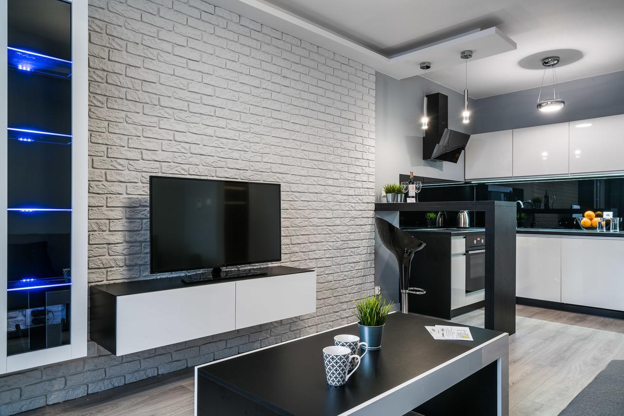 Rentplanet - Odra Tower Apartment Wroclaw Bagian luar foto