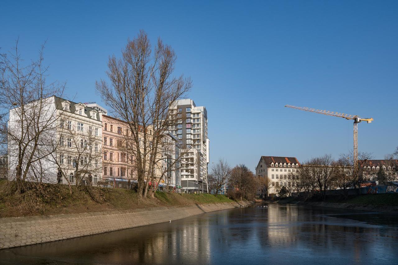 Rentplanet - Odra Tower Apartment Wroclaw Bagian luar foto